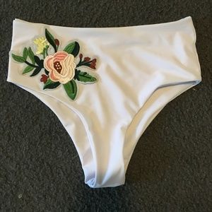WHITE SWIM BOTTOMS